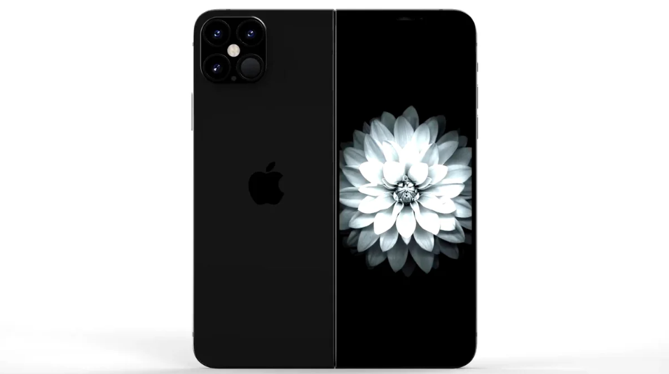 Ảnh concept iPhone màn hình gập.