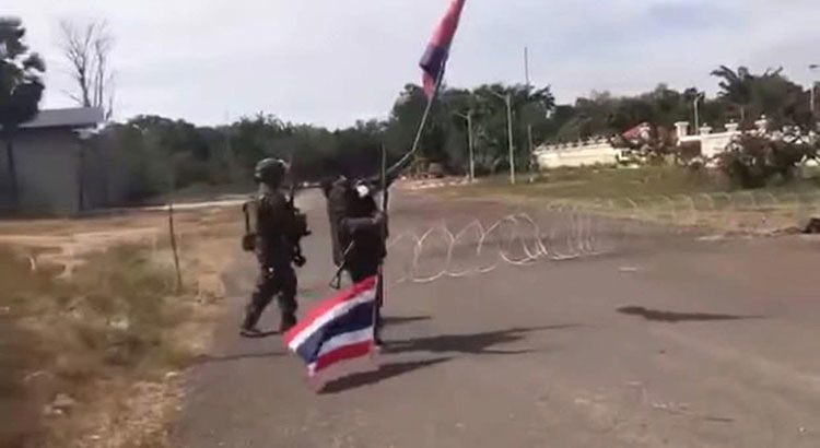 Campuchia tuyên bố kiểm soát một tiền đồn ở biên giới (ảnh: Khmer Times)