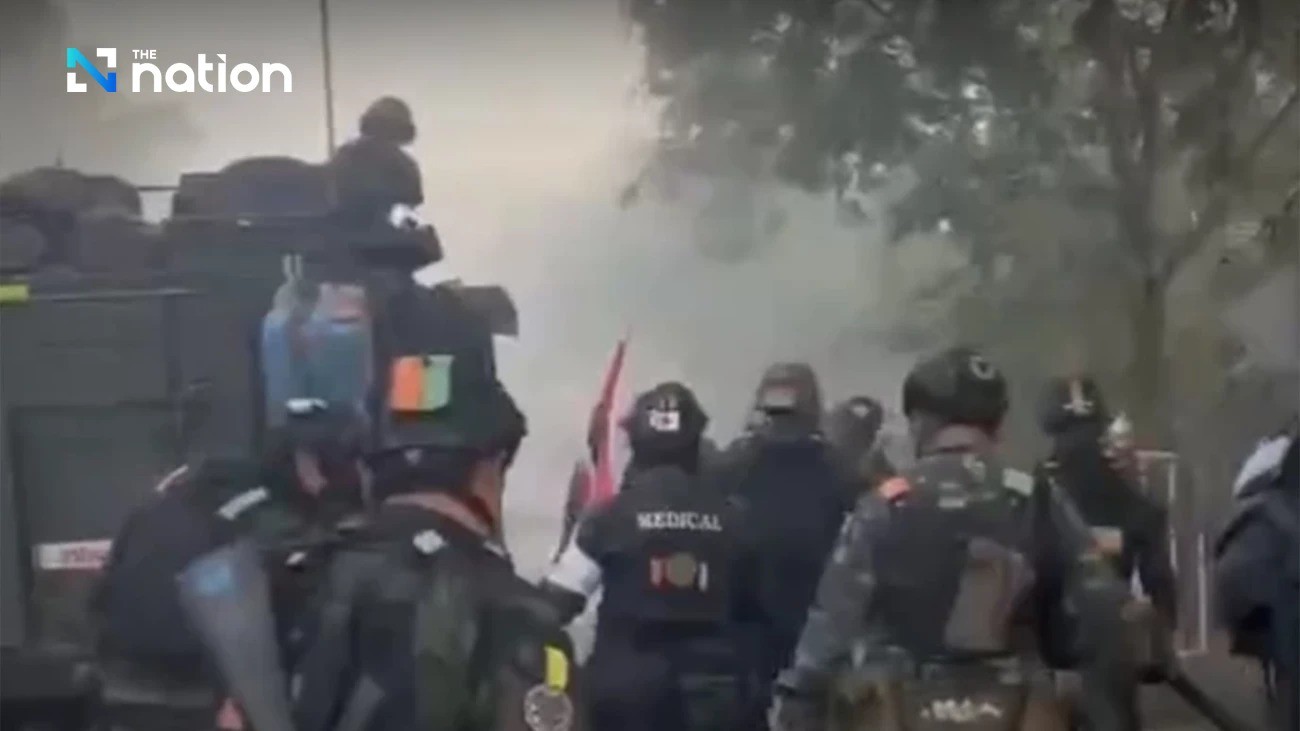 Thái Lan triển khai lực lượng ở biên giới (ảnh: Nation Thailand)