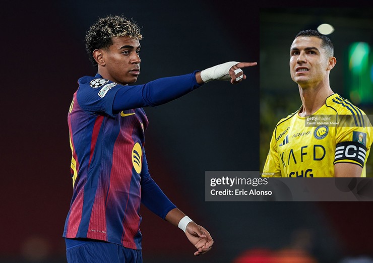 Yamal ngày càng được so sánh với Cristiano Ronaldo vì cá tính và khát khao chiến thắng