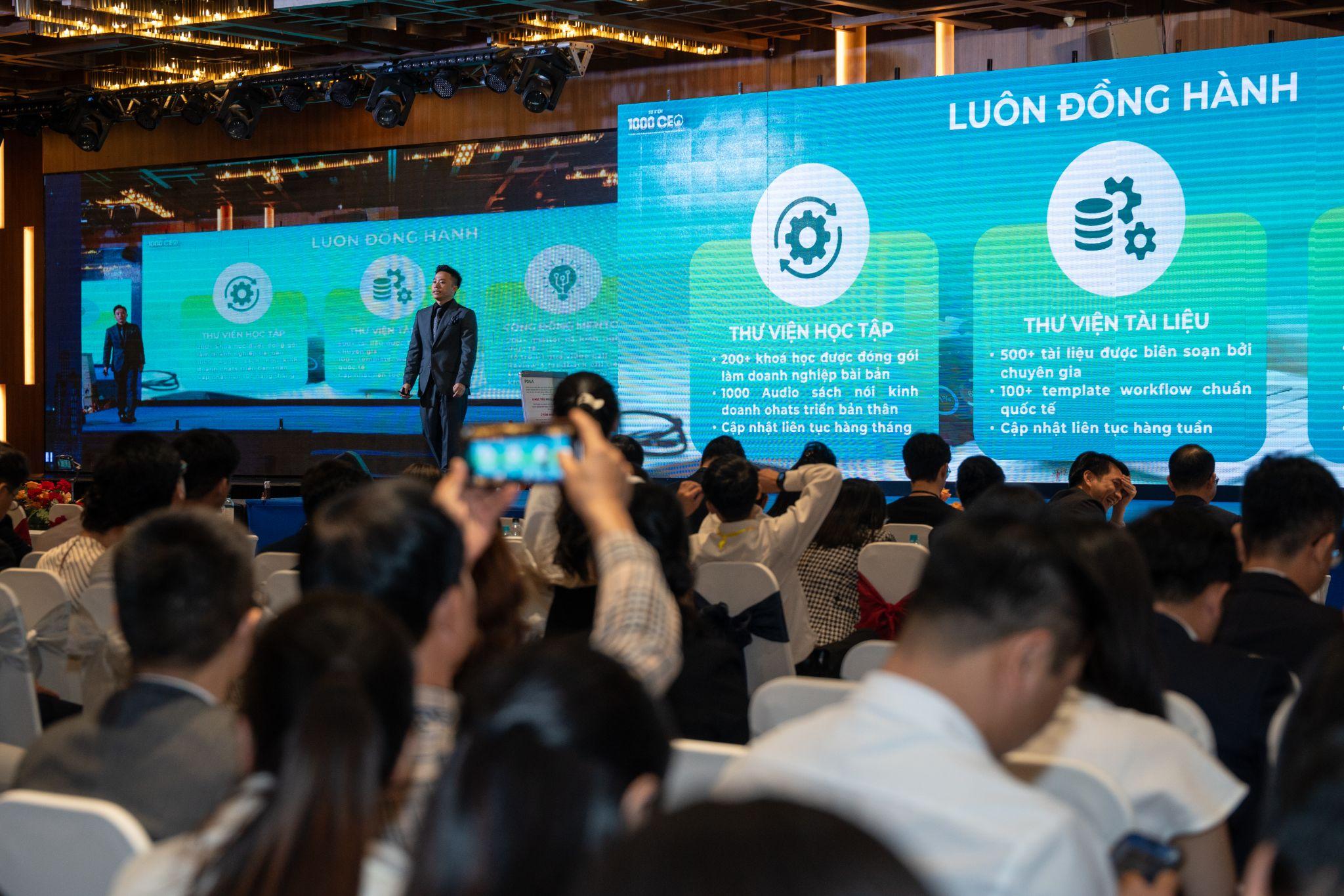 Ông Lê Bảo Quốc làm diễn giả khách mời tại sự kiện 1000CEO với chủ đề chia sẻ “xây dựng văn hóa doanh nghiệp”