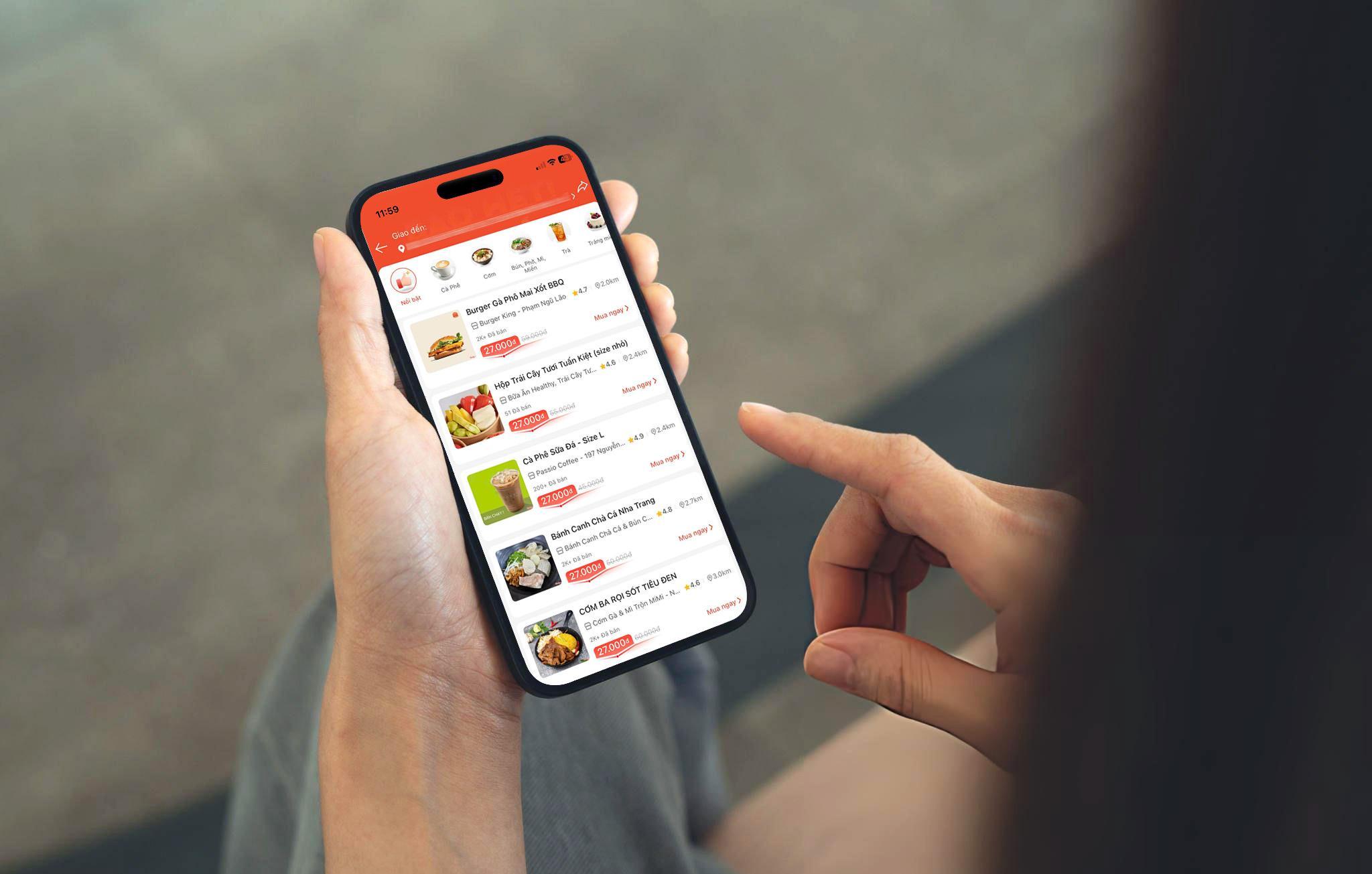 Đặt món yêu thích với mức giá chỉ từ 30.000 đồng tại danh mục “Bao Hết Phí Ship” trên ShopeeFood