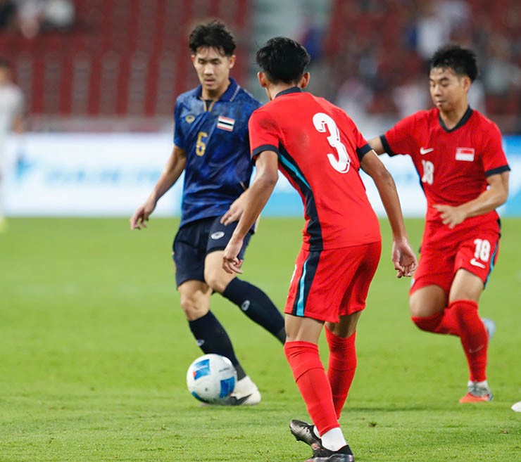 Trực tiếp bóng đá U22 Thái Lan - U22 Singapore: Thong dong cuối trận (Hết giờ) - 9
