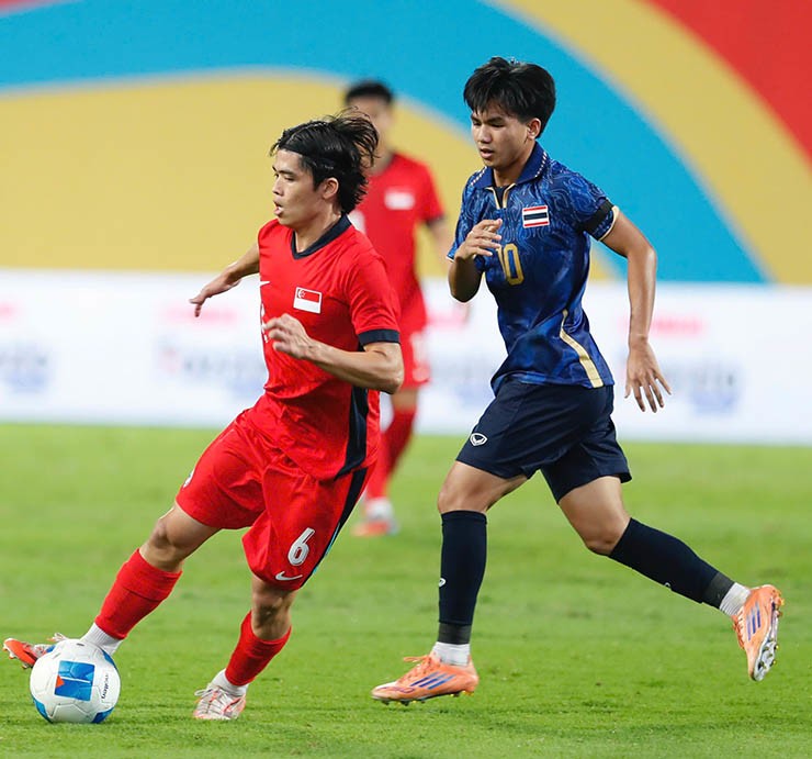 Trực tiếp bóng đá U22 Thái Lan - U22 Singapore: Thong dong cuối trận (Hết giờ) - 7