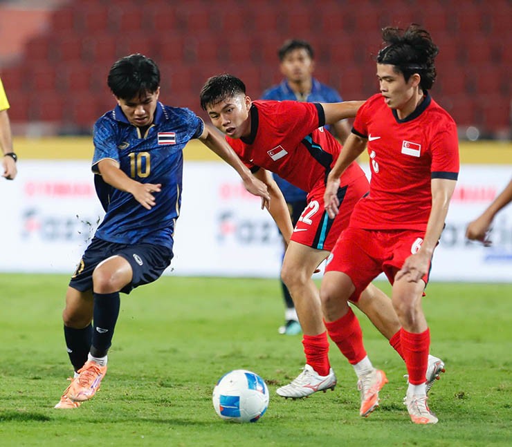 Trực tiếp bóng đá U22 Thái Lan - U22 Singapore: Thong dong cuối trận (Hết giờ) - 2