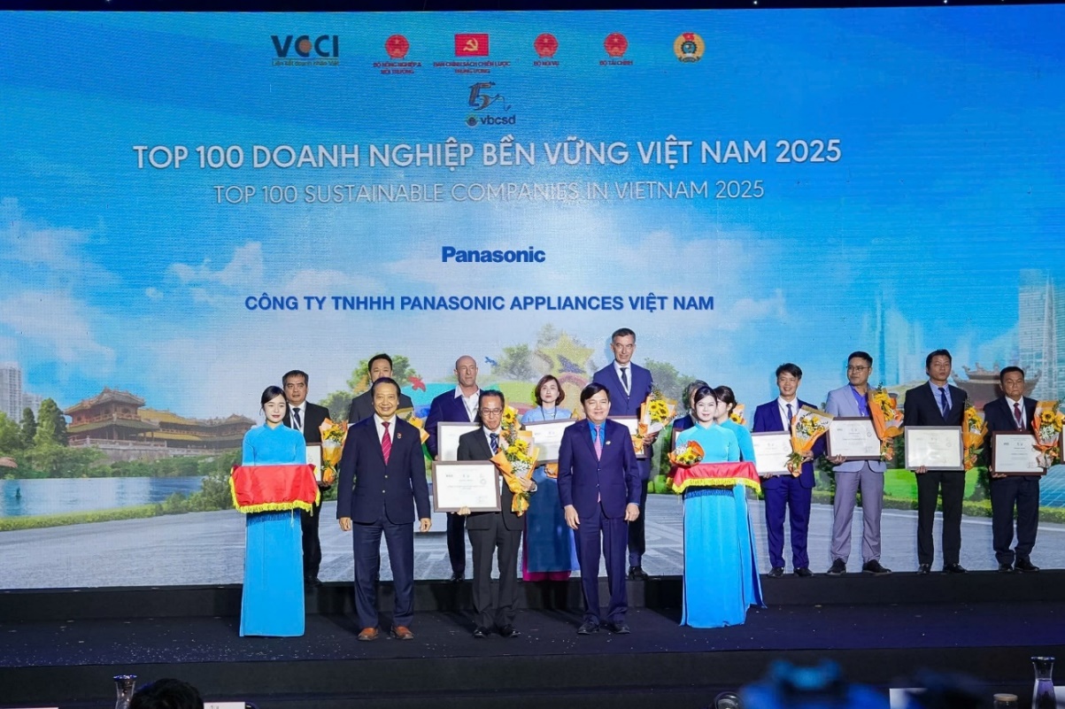 Giải thưởng là sự ghi nhận tầm nhìn vì sức khỏe toàn diện và phát triển bền vững của Panasonic Appliances Việt Nam