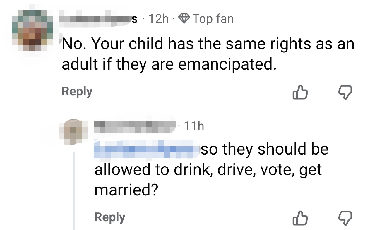 Các phụ huynh ở Australia có người ủng hộ, cũng có người phản biện quy định mới. (Ảnh chụp màn hình)