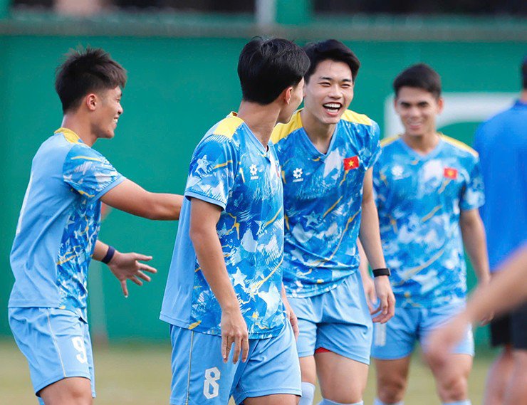 U22 Việt Nam có tâm lý thoải mái trước trận đấu phải thắng