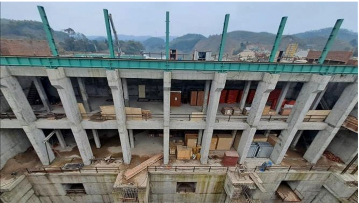 Dự án thủy điện Sông Lô 5. Ảnh: TTX.