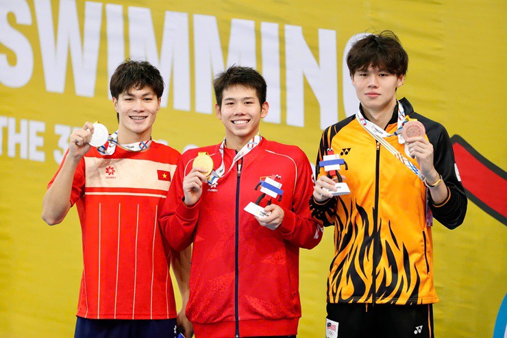 Trực tiếp SEA Games 33, đoàn Việt Nam thi đấu 12/12: Em trai Ánh Viên tỏa sáng, bơi liên tục gặt vàng - 7