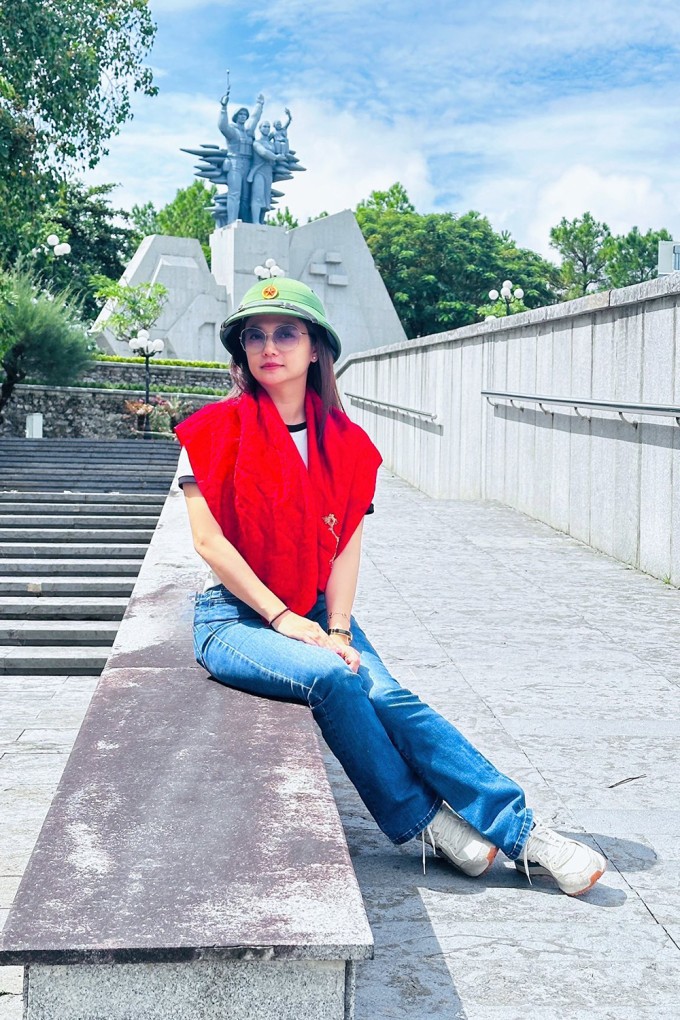 Kiều Anh cho biết cô duy trì tập yoga nhiều năm nay để giữ cho cơ thể dẻo dai, ít mỡ thừa.