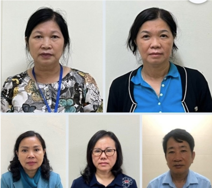 Một số bị cáo khác trong vụ án.