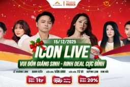 Săn vàng thật: Ưu đãi độc quyền chỉ có trong phiên Icon Live 15.12
