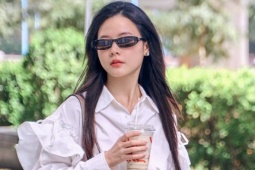 Midu phối sơ mi bình dân với túi hơn trăm triệu đồng