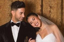 Tiên Nguyễn tặng son môi, xà phòng cho khách dự cưới ở Đà Nẵng