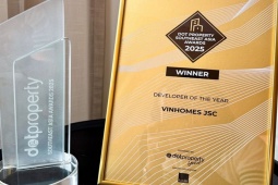 Vinhomes được vinh danh "Nhà phát triển bất động sản của năm" khu vực Đông Nam Á tại Dot Property Southeast Asia Awards 2025