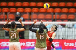 Video bóng chuyền ĐT nữ Việt Nam - ĐT nữ Indonesia: Đỉnh cao so tài, ngôi đầu ngạo nghễ (SEA Games)