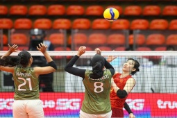 Video bóng chuyền ĐT nữ Việt Nam - ĐT nữ Indonesia: Đỉnh cao so tài, ngôi đầu ngạo nghễ (SEA Games)