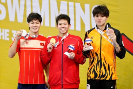 Huyền thoại bơi Ánh Viên nói lời "gan ruột" khi em trai giành HCV SEA Games