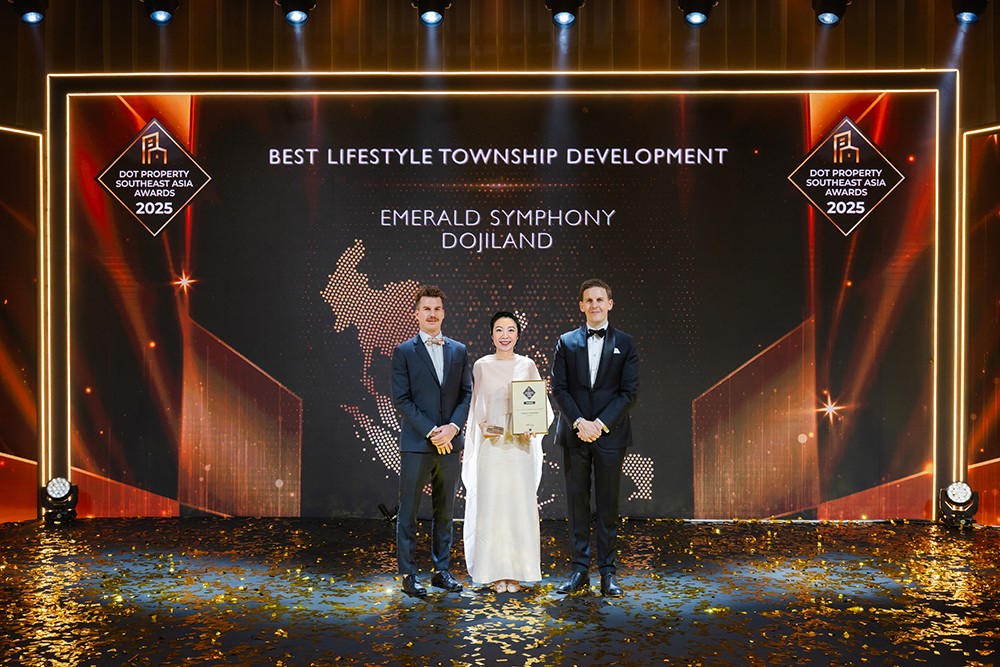Emerald Symphony được vinh danh là Khu đô thị kiến tạo phong cách sống tốt nhất Đông Nam Á 2025 - Best Lifestyle Township Development Southeast Asia 2025.