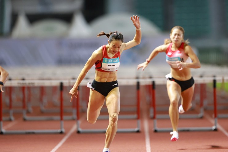 Hotgirl điền kinh Mỹ Tiên "bụng 6 múi", bất ngờ với bản thân dù lỡ tấm HCV - 5