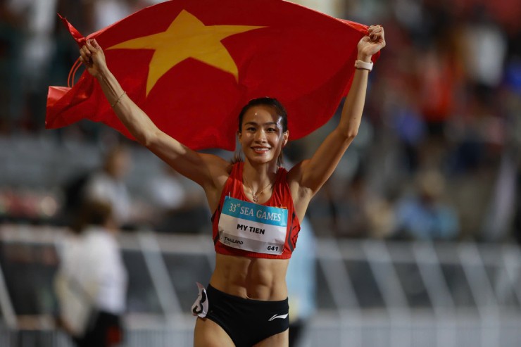 Mỹ Tiên vui vẻ dù nhận HCĐ