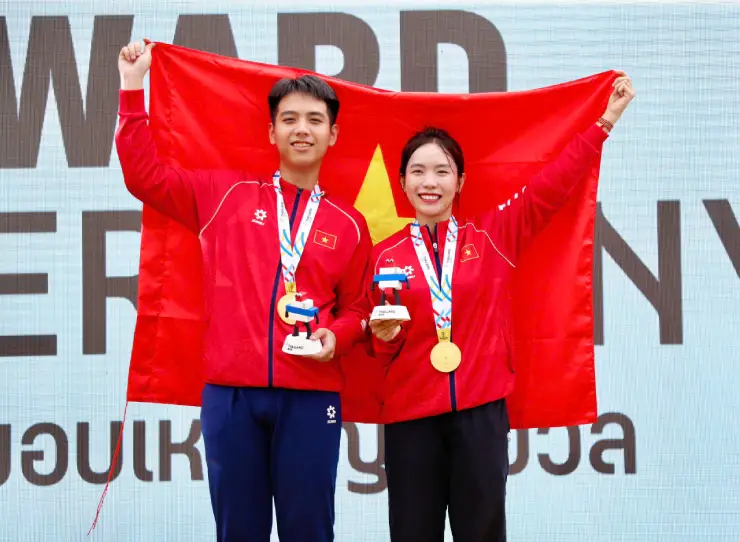 Trực tiếp SEA Games 33, đoàn Việt Nam thi đấu 12/12: Em trai Ánh Viên tỏa sáng, bơi liên tục gặt vàng - 44