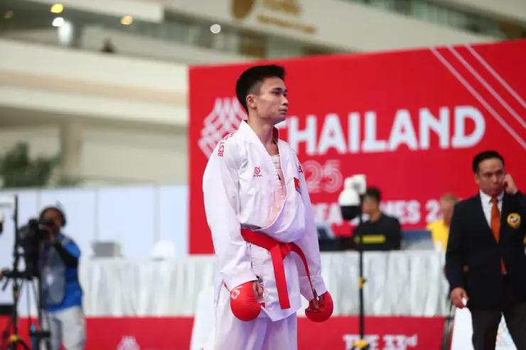 Chu Văn Đức giành HCB. Ảnh Lê Phong