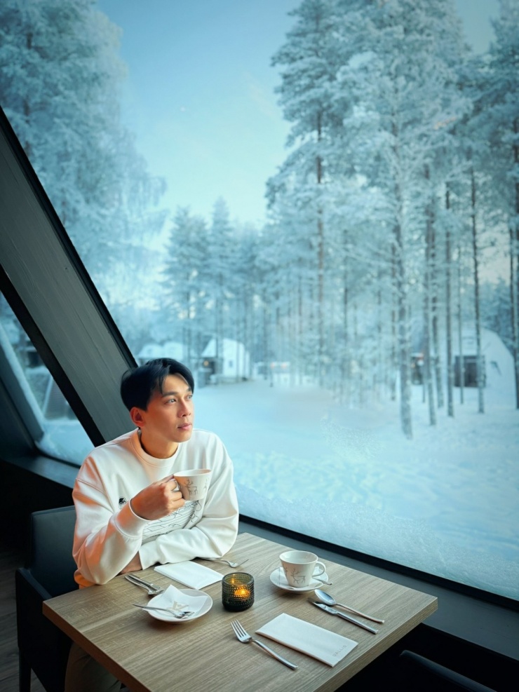 Chủ tịch Trần Hùng Huy săn cực quang, ngâm mình giữa trời -23 độ C - 7