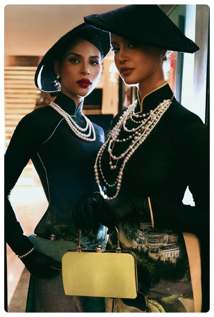 Dàn thí sinh Miss Cosmo 2025 khoe nhan sắc rực rỡ trong tà áo dài Việt Nam - 3