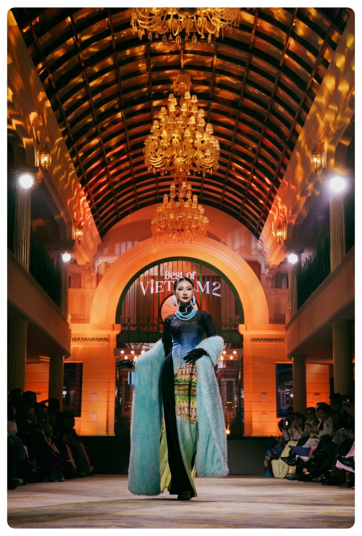 Dàn thí sinh Miss Cosmo 2025 khoe nhan sắc rực rỡ trong tà áo dài Việt Nam - 6