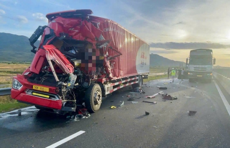 Hiện trường vụ tai nạn. Ảnh: P.N