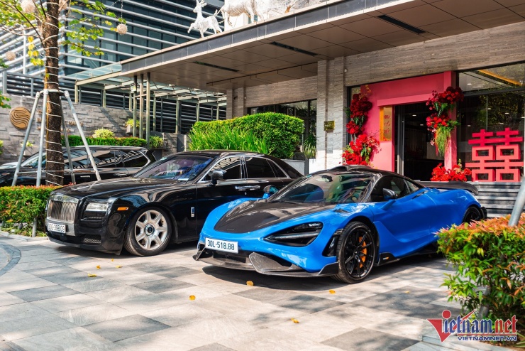 Dàn siêu xe trị giá 150 tỷ trong đám hỏi ái nữ doanh nhân nổi tiếng ngành ô tô - 1