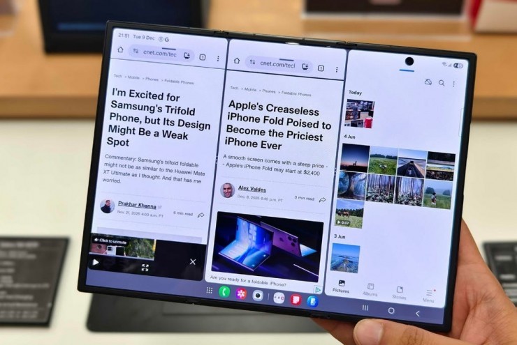 Chi phí thay màn hình Galaxy Z TriFold bằng mua mới một chiếc S25 Ultra