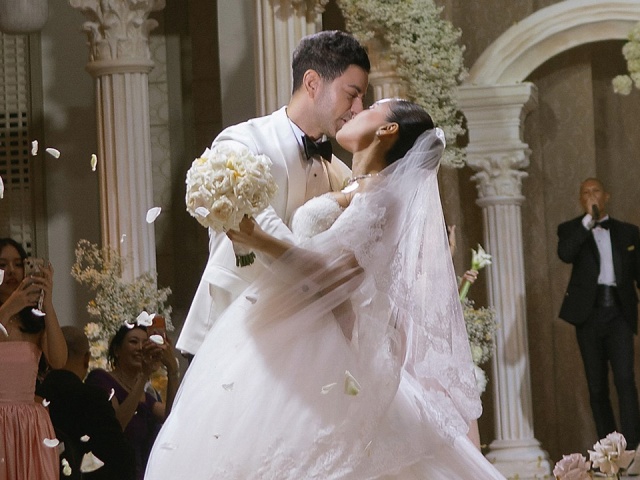 Tiệc cưới cảm hứng thời hoàng kim Hollywood của Tiên Nguyễn