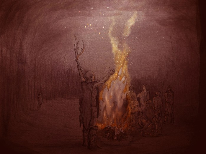 Một loài người cổ sống ở Anh tận 400.000 năm trước đã tạo ra lửa - Ảnh minh họa: BẢO TÀNG ANH