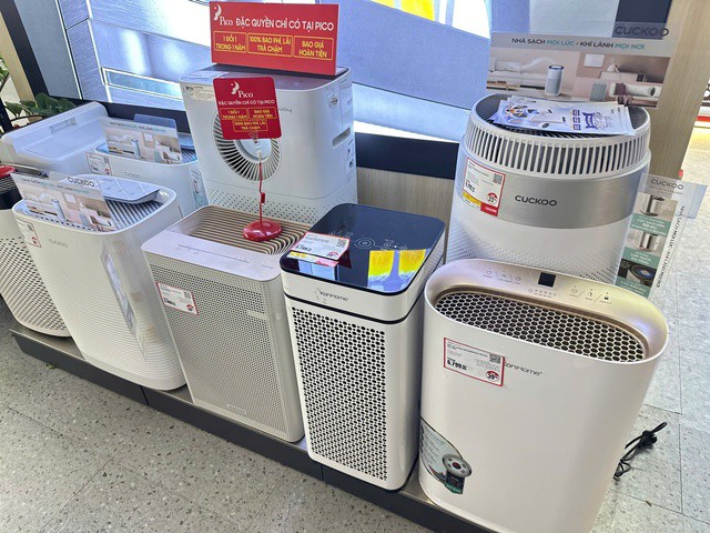 Các dòng máy lọc không khí tích hợp nhiều tính năng thông minh để người dùng có thể thoải mái lựa chọn.