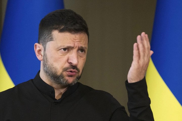 Tổng thống Ukraine Volodymyr Zelensky.