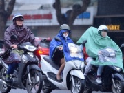 Không khí lạnh mạnh, mưa lớn ở Bắc bộ và khu vực từ Thanh Hóa đến Huế