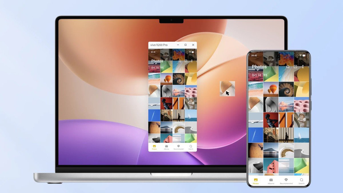 Đồng bộ smartphone và máy tính. 