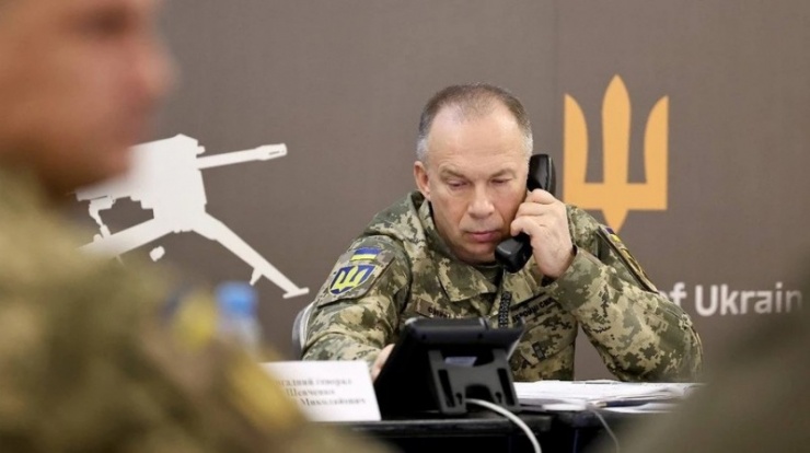 Tư lệnh quân đội Ukraine Syrsky. Ảnh: PravdaUkraine