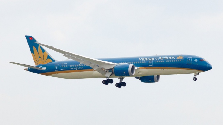 "Siêu máy bay" thân rộng Boeing 787 - Dreamliner của Vietnam Airlines. Ảnh: VNA.