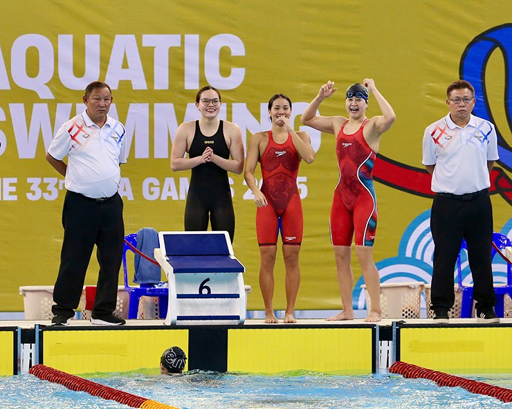 Nhà vô địch SEA Games Phạm Thanh Bảo tiết lộ chuyện tình với hot girl bơi lội Mỹ Tiên - 10