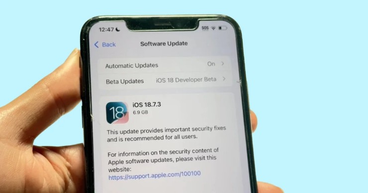 Vì vậy, iOS 18.7.3 là cách để họ đảm bảo được an toàn trước các vấn đề bảo mật.