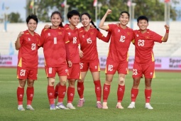 Trực tiếp bóng đá ĐT nữ Việt Nam - Indonesia: Huỳnh Như ấn định (SEA Games) (Hết giờ)