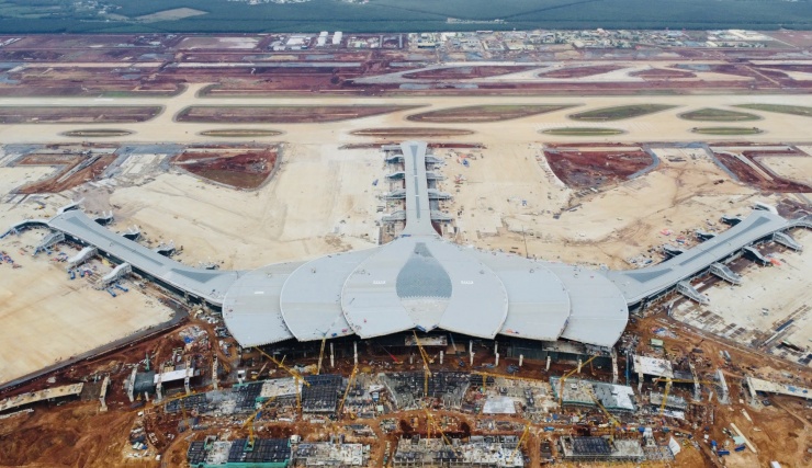 Hình ảnh sân bay Long Thành trước giờ đón chuyến bay đầu tiên - 1