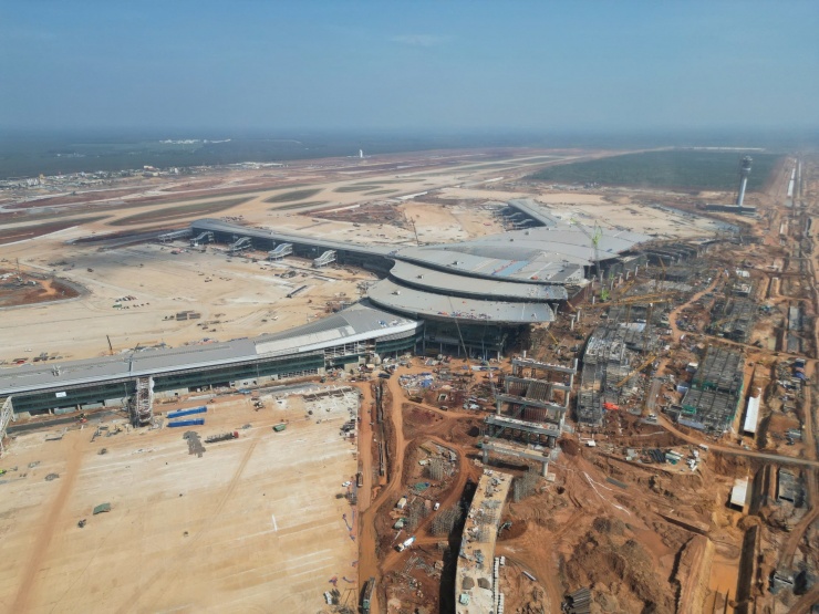 Hình ảnh sân bay Long Thành trước giờ đón chuyến bay đầu tiên - 4