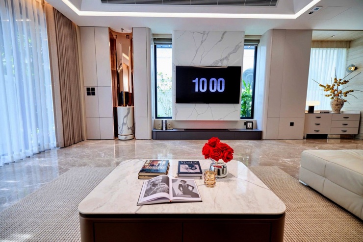 Không gian biệt thự 4 tầng của Đoàn Văn Hậu - Doãn Hải My - 3