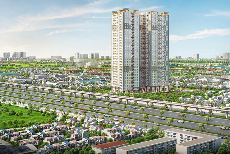 Giá nhà vượt tầm với, Diamond Boulevard trở thành lựa chọn cho người trẻ với 35 triệu/m2