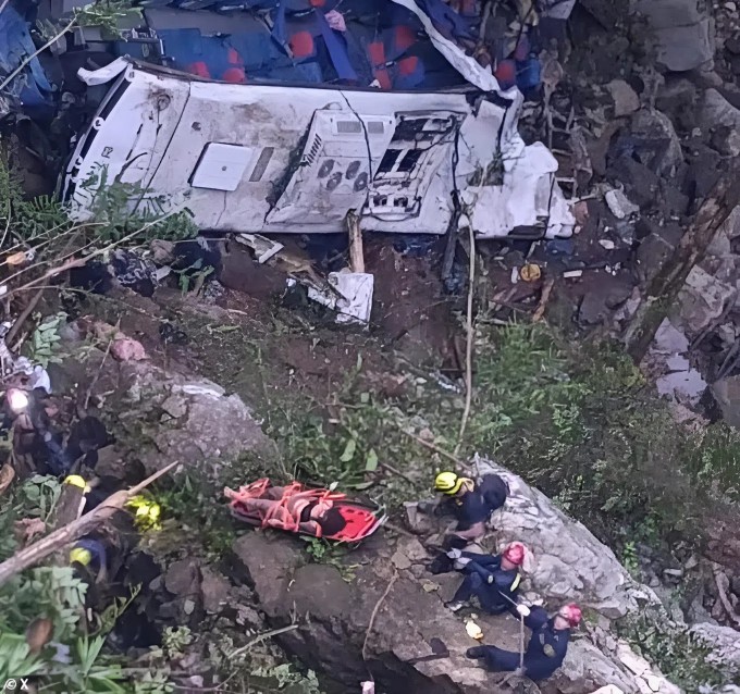 Hiện trường vụ tai nạn. Ảnh: X